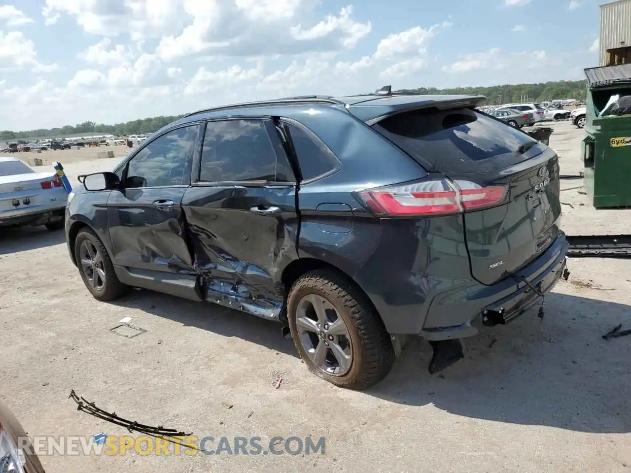 2 Photograph of a damaged car 2FMPK4J99RBA61402 FORD EDGE 2024