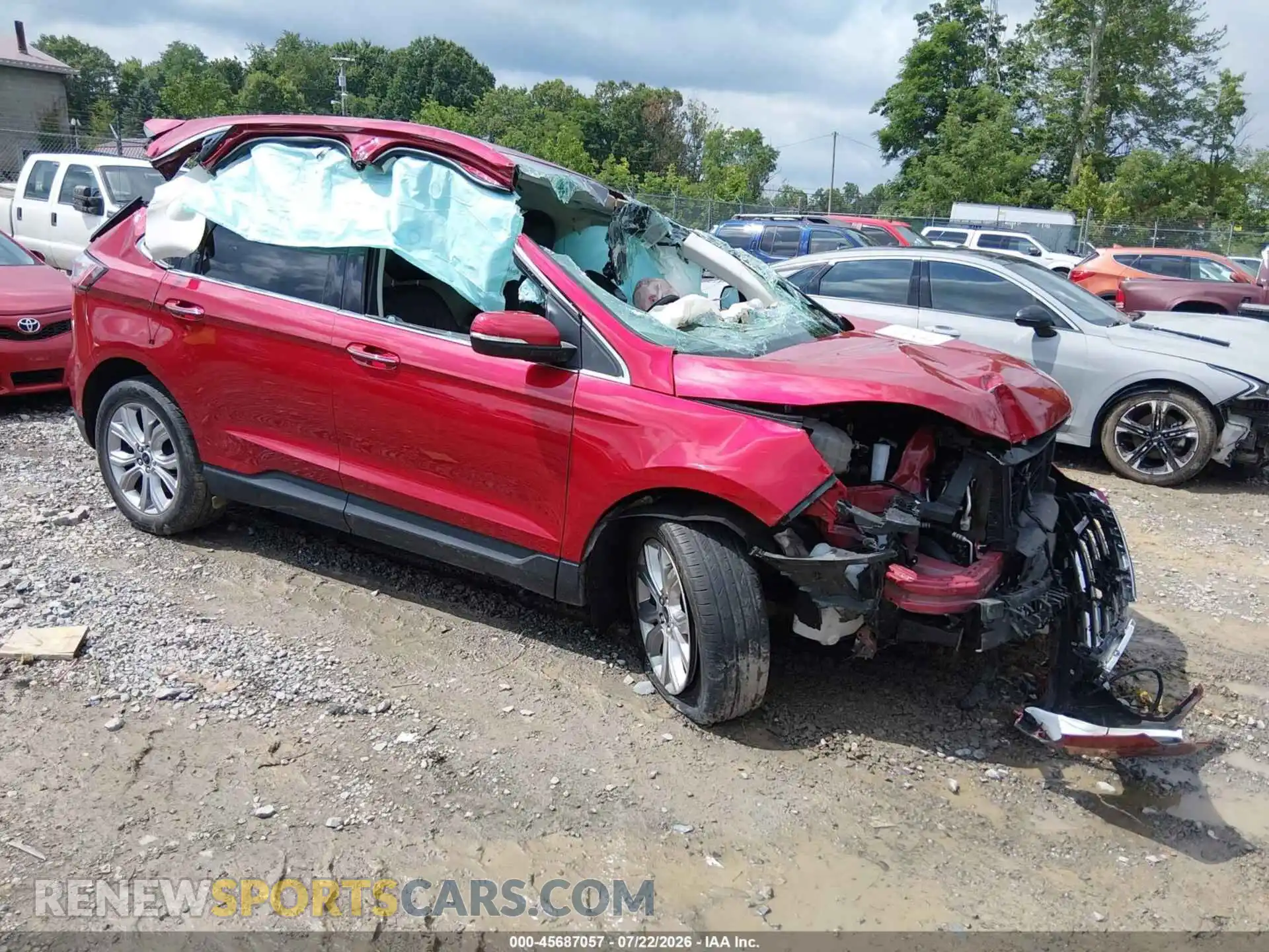 1 Photograph of a damaged car 2FMPK4K90RBA90074 FORD EDGE 2024