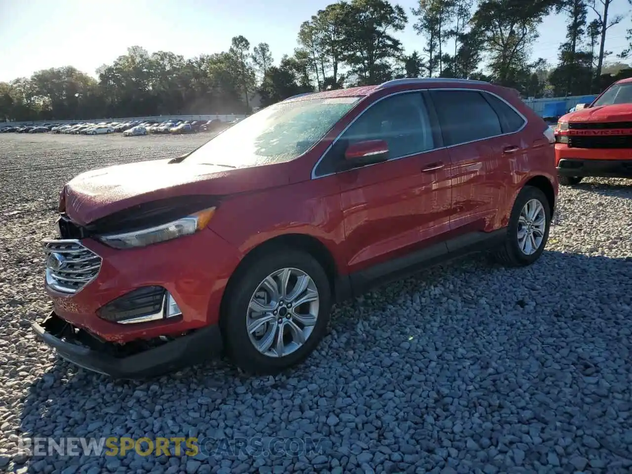 1 Photograph of a damaged car 2FMPK4K90RBB23784 FORD EDGE 2024