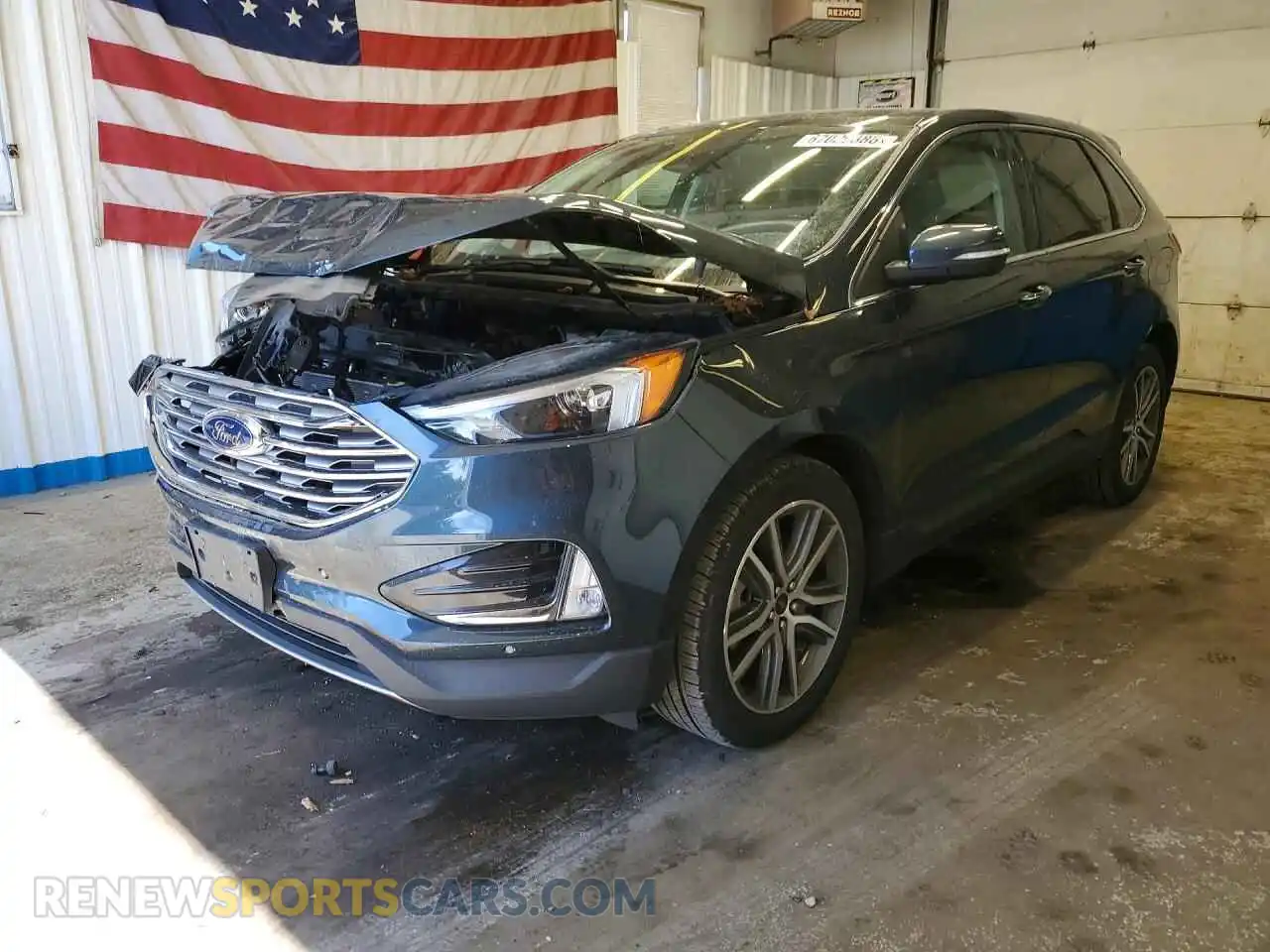 1 Photograph of a damaged car 2FMPK4K91RBA14329 FORD EDGE 2024