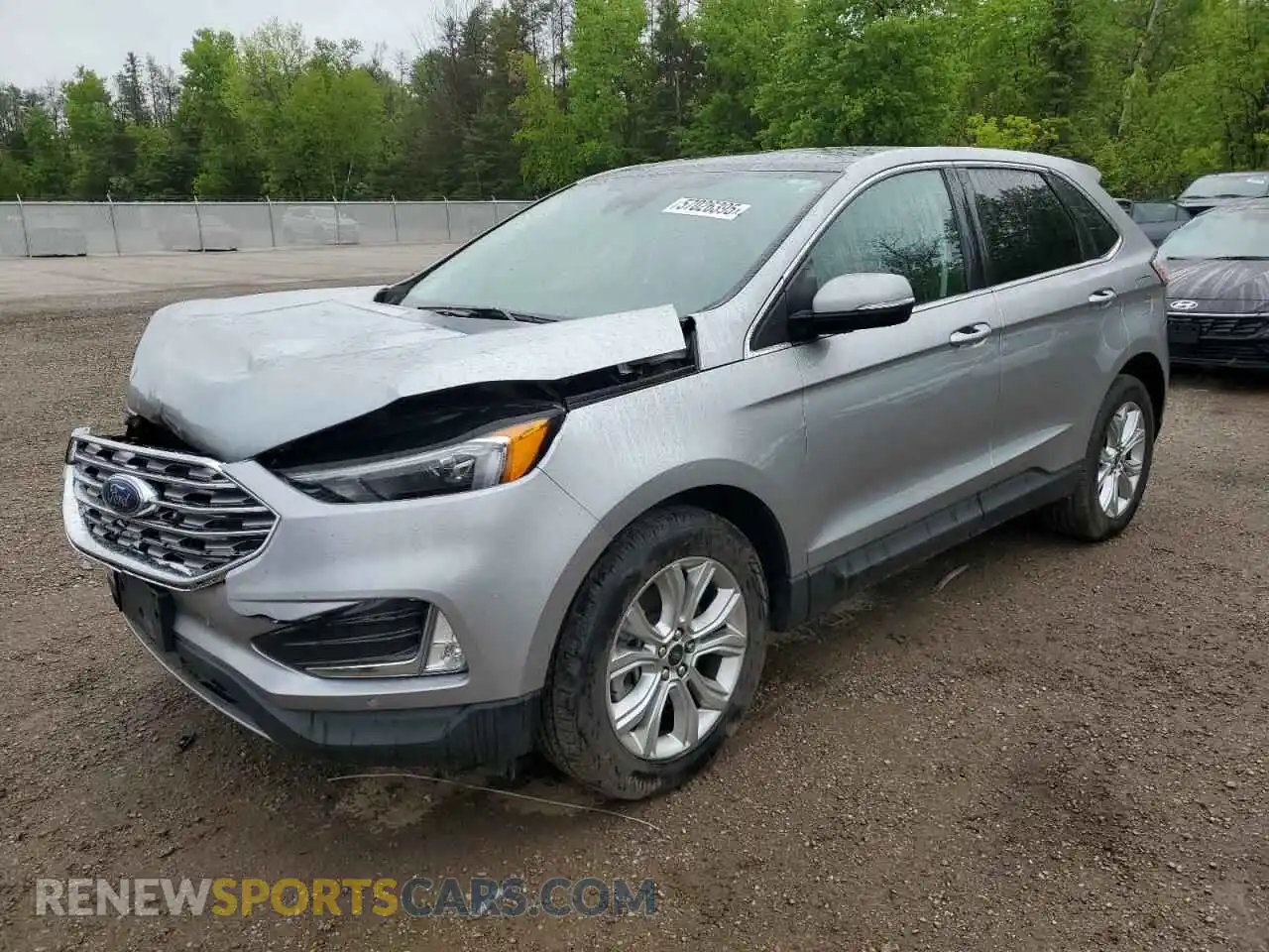 1 Photograph of a damaged car 2FMPK4K94RBA02742 FORD EDGE 2024