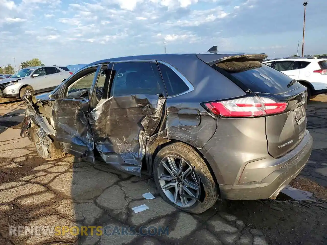 2 Фотография поврежденного автомобиля 2FMPK4K94RBA96394 FORD EDGE 2024
