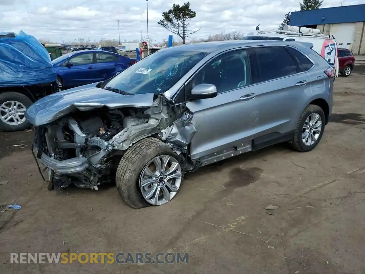 1 Photograph of a damaged car 2FMPK4K97RBA51403 FORD EDGE 2024