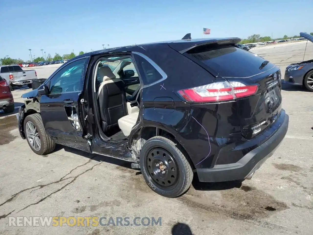 2 Photograph of a damaged car 2FMPK4K9XRBB20634 FORD EDGE 2024