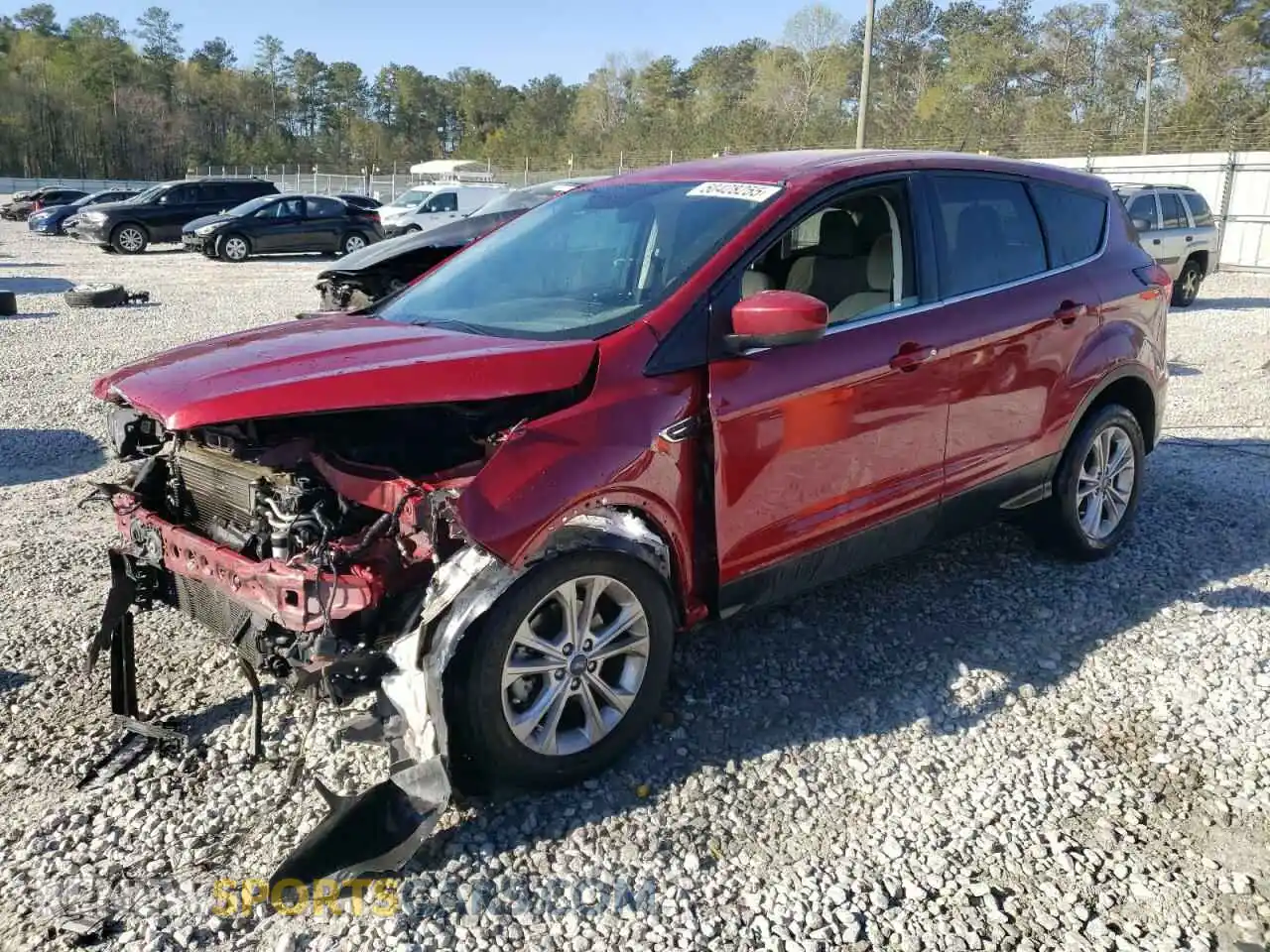 1 Photograph of a damaged car 1FMCU0GD3KUA49713 FORD ESCAPE 2019