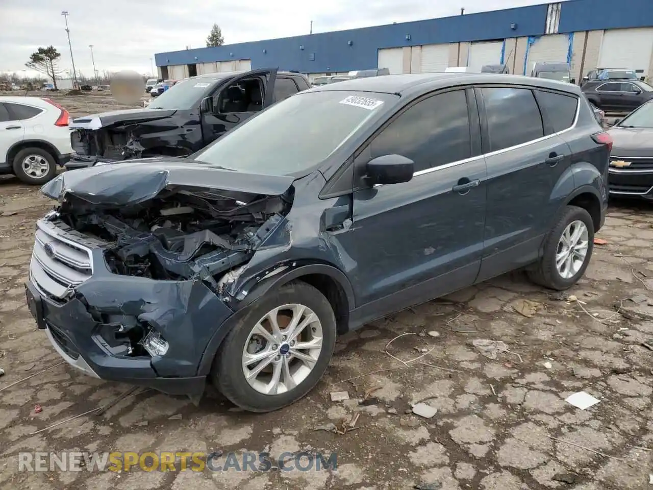 1 Photograph of a damaged car 1FMCU0GD5KUB55466 FORD ESCAPE 2019