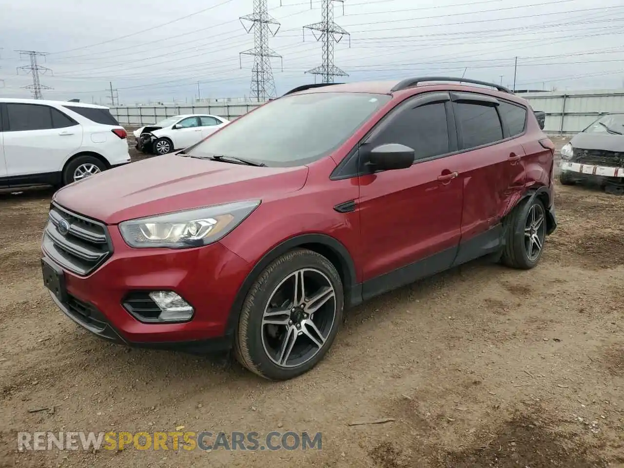 1 Photograph of a damaged car 1FMCU0HD8KUA08170 FORD ESCAPE 2019