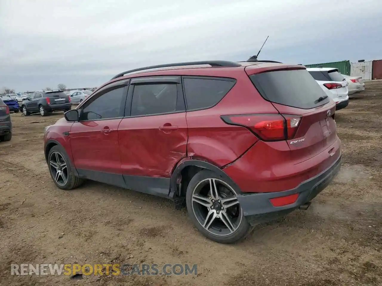 2 Photograph of a damaged car 1FMCU0HD8KUA08170 FORD ESCAPE 2019