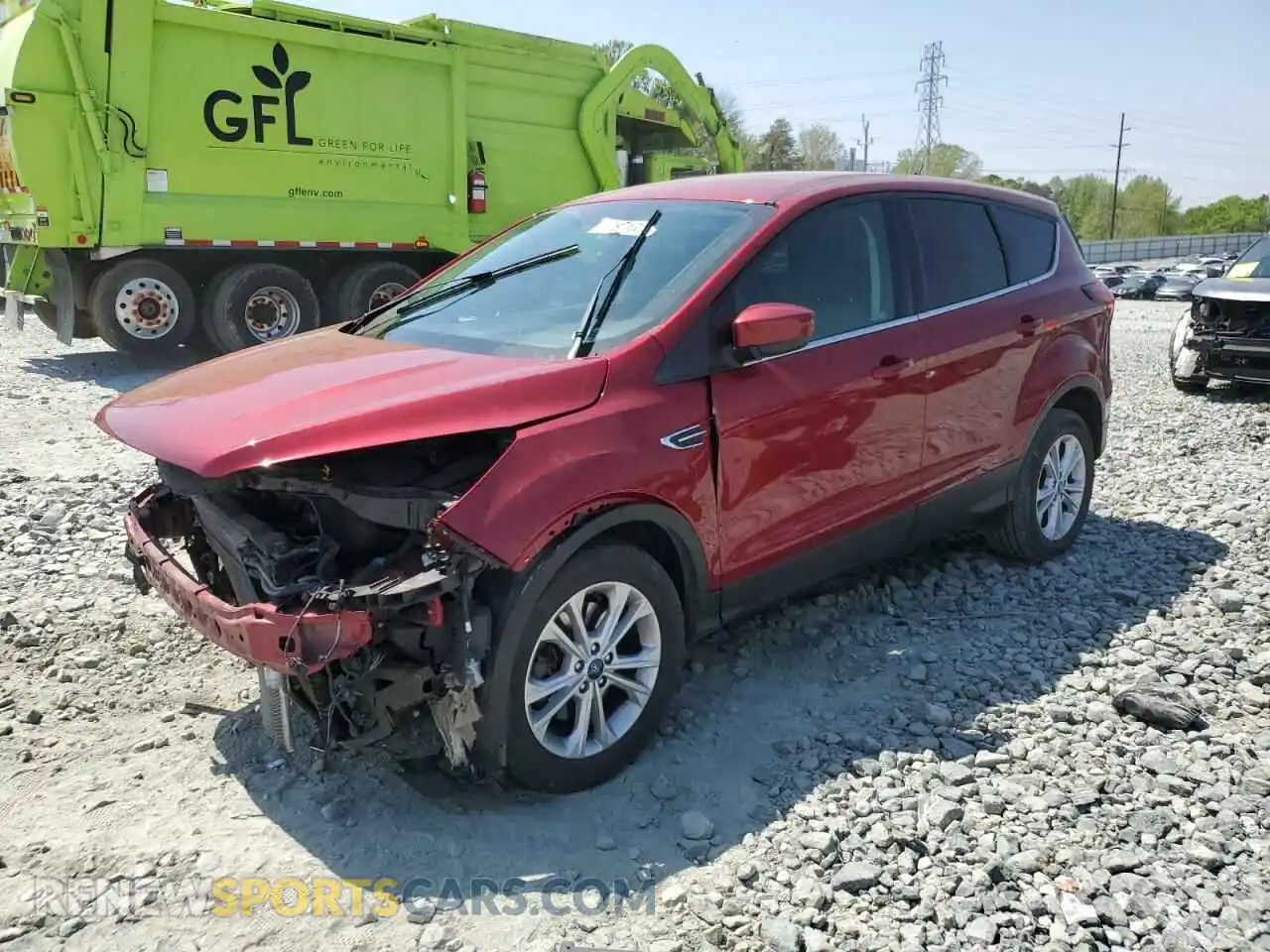 1 Photograph of a damaged car 1FMCU9GD9KUC17505 FORD ESCAPE 2019