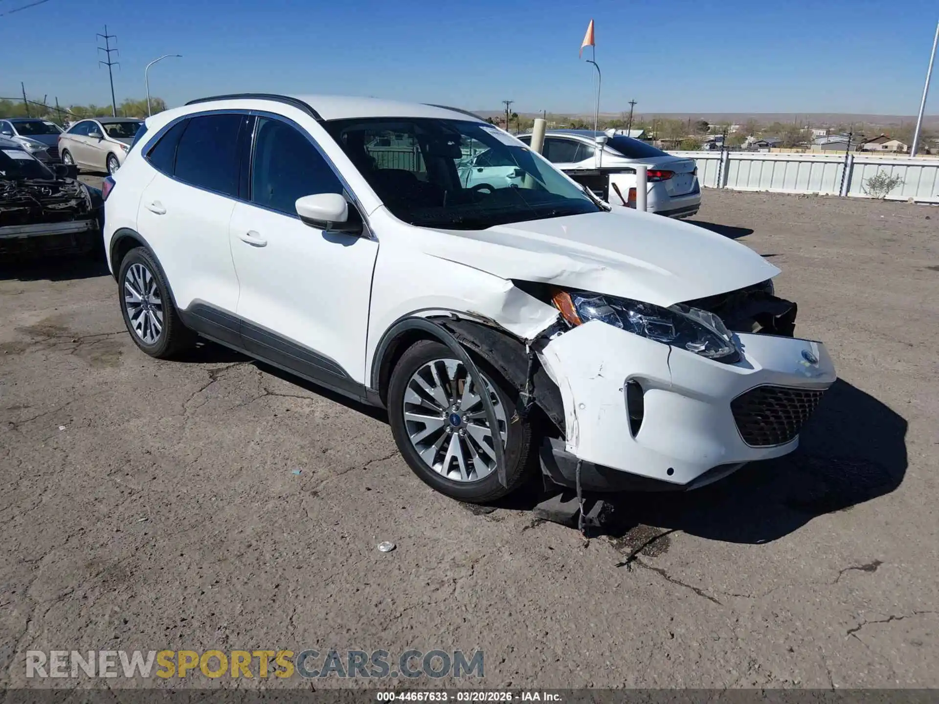 1 Photograph of a damaged car 1FMCU0DZ6MUB33236 FORD ESCAPE 2021