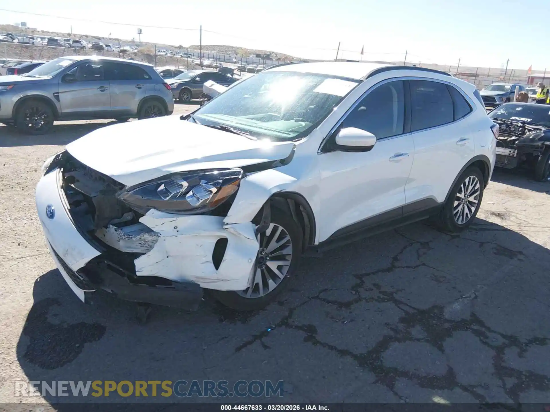 2 Photograph of a damaged car 1FMCU0DZ6MUB33236 FORD ESCAPE 2021