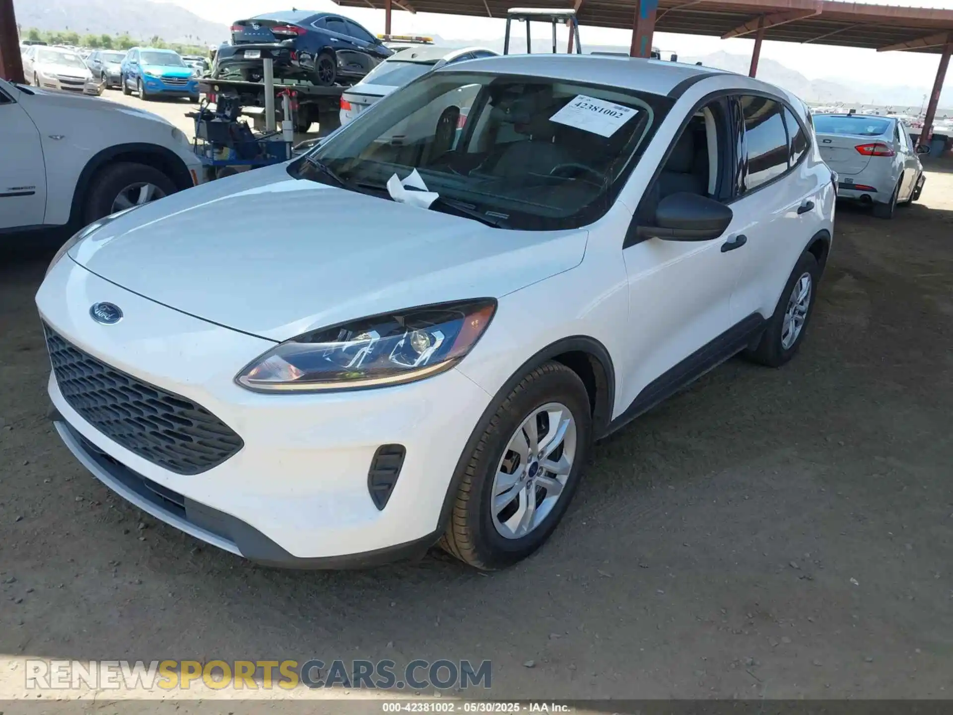2 Photograph of a damaged car 1FMCU0F66MUA27484 FORD ESCAPE 2021