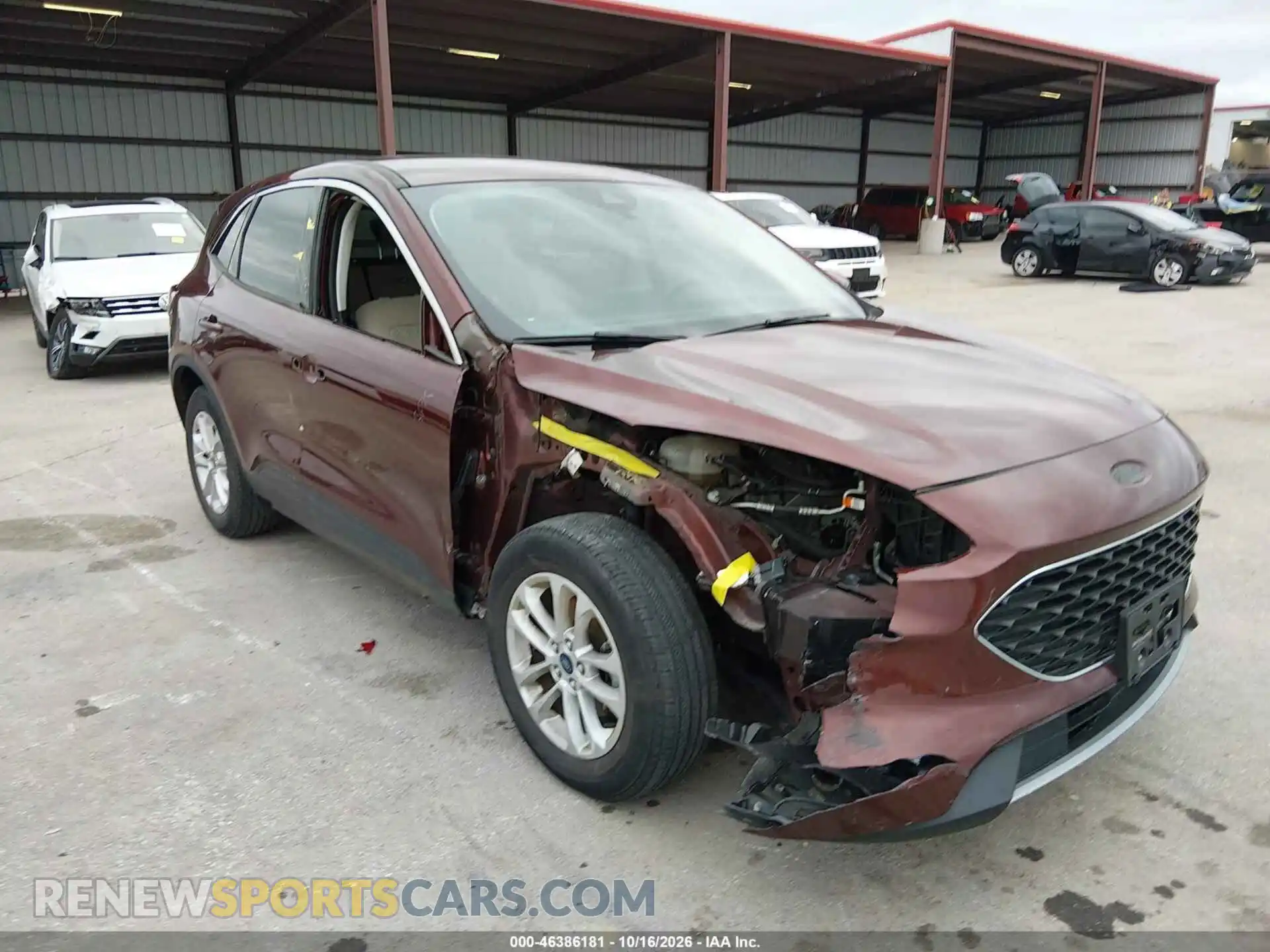 1 Photograph of a damaged car 1FMCU0G65MUA08147 FORD ESCAPE 2021