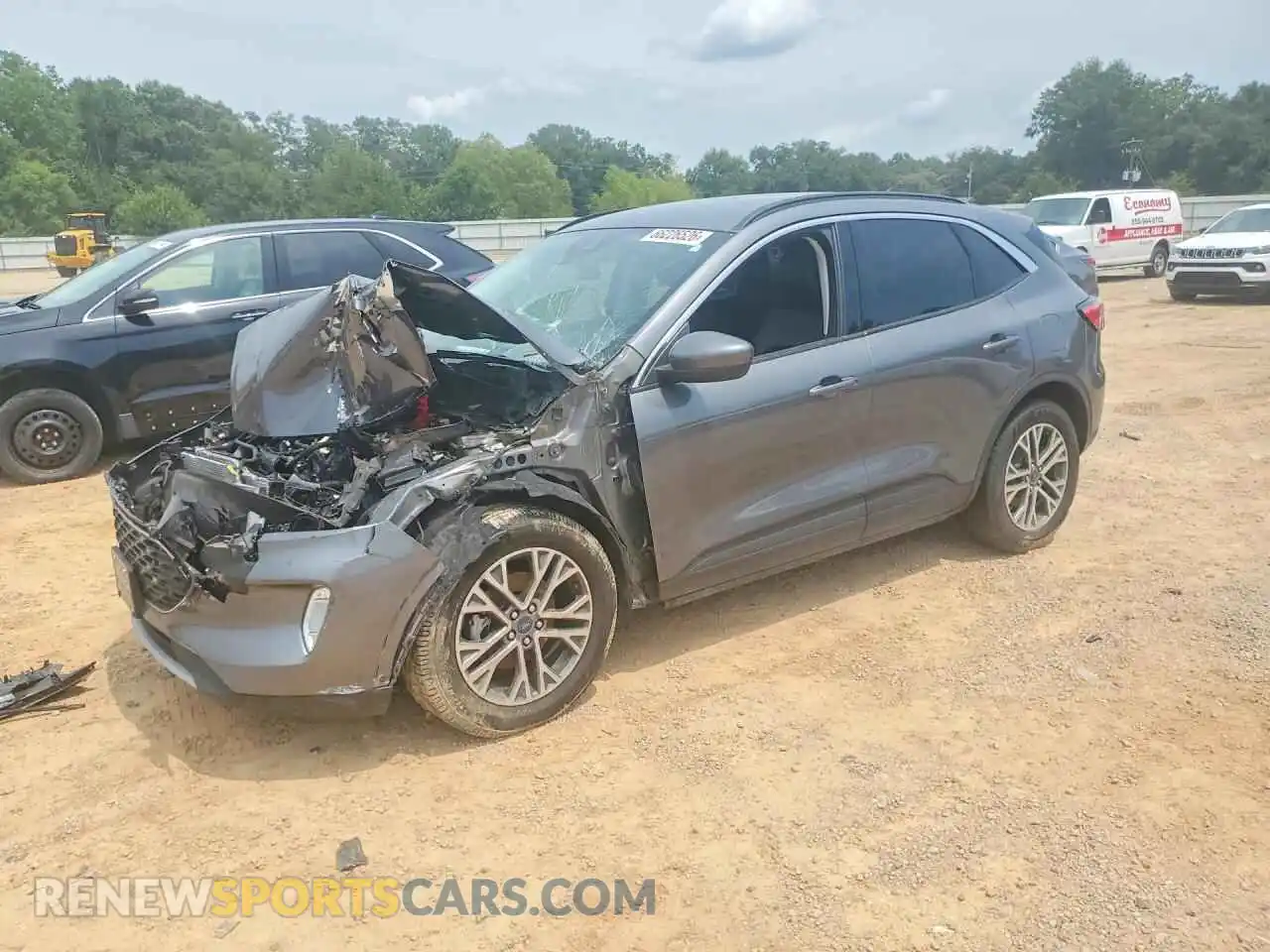 1 fotografías del automóvil dañado 1FMCU0H60MUB07800 FORD ESCAPE 2021