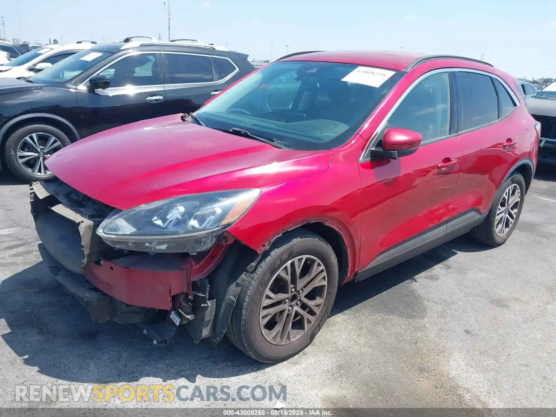 2 Photograph of a damaged car 1FMCU0H63MUA51691 FORD ESCAPE 2021