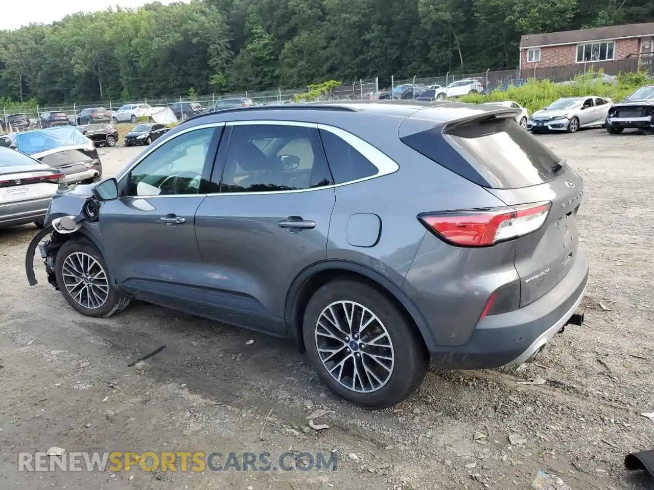 2 Photograph of a damaged car 1FMCU0LZ5MUB17076 FORD ESCAPE 2021