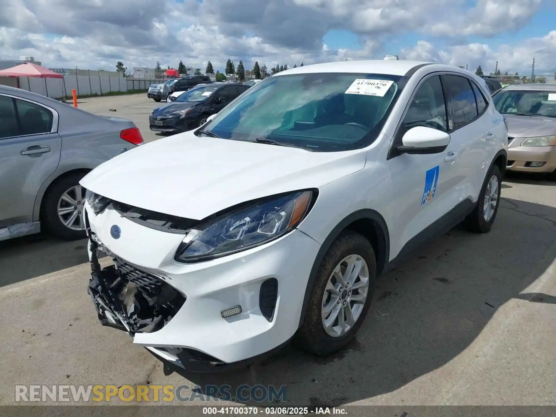2 Photograph of a damaged car 1FMCU9BZ7MUB03055 FORD ESCAPE 2021