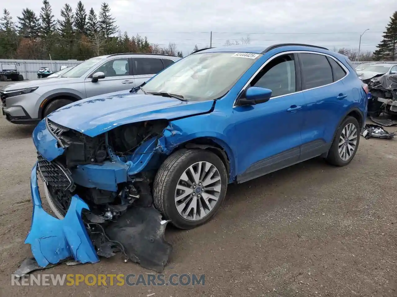 1 Photograph of a damaged car 1FMCU9DZ6MUA40737 FORD ESCAPE 2021