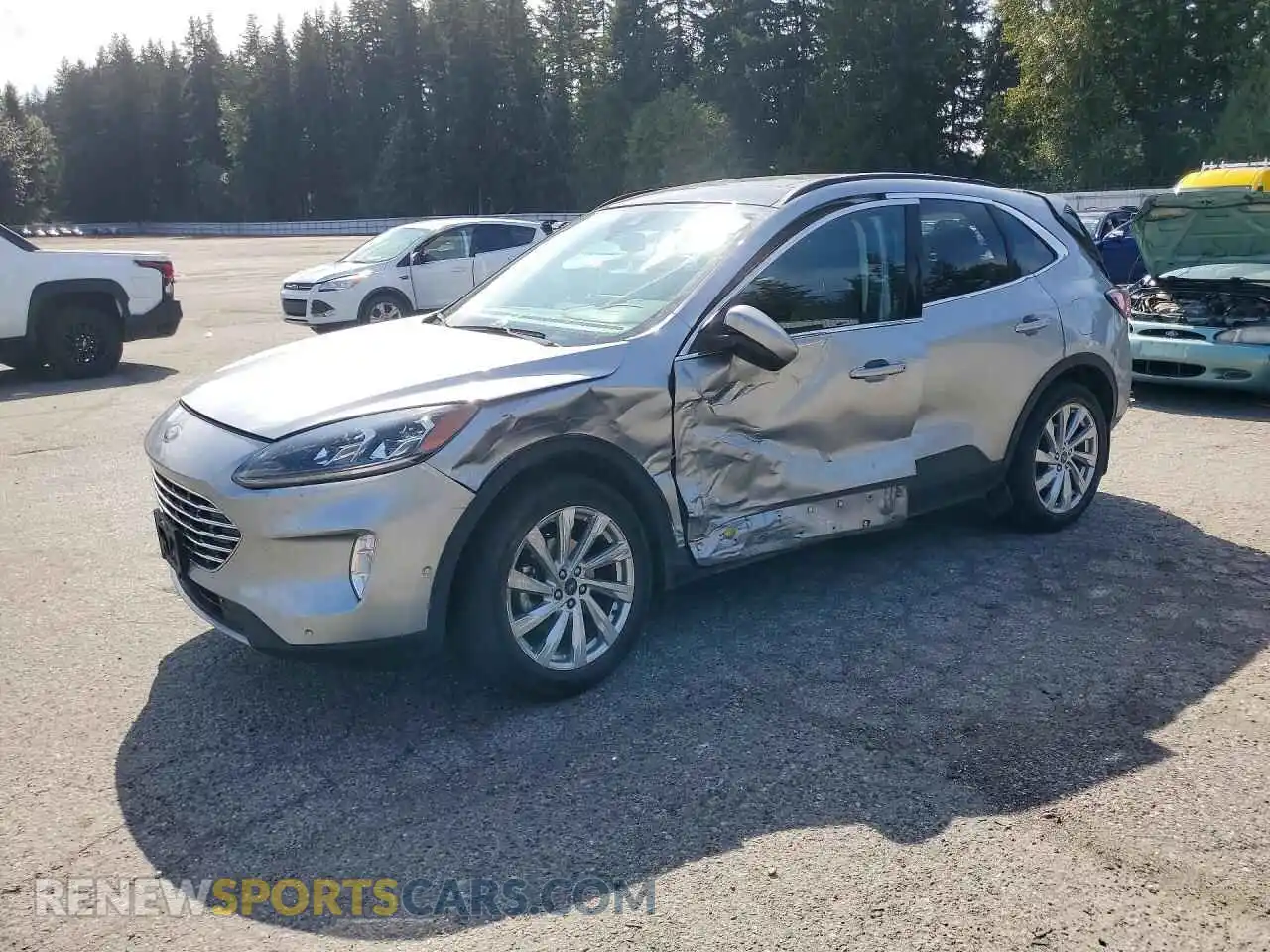 1 fotografías del automóvil dañado 1FMCU9DZ8MUA91656 FORD ESCAPE 2021
