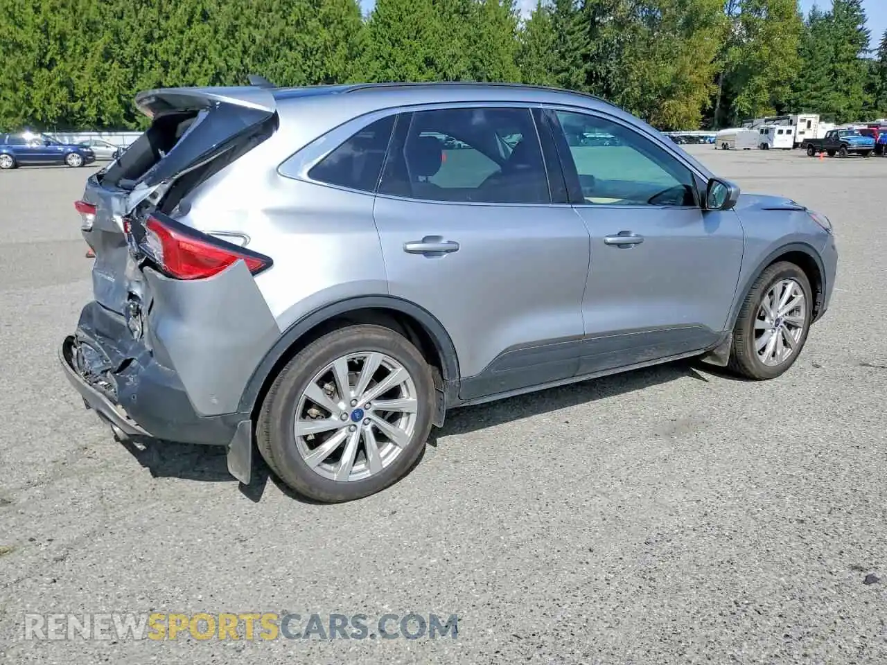 3 fotografías del automóvil dañado 1FMCU9DZ8MUA91656 FORD ESCAPE 2021