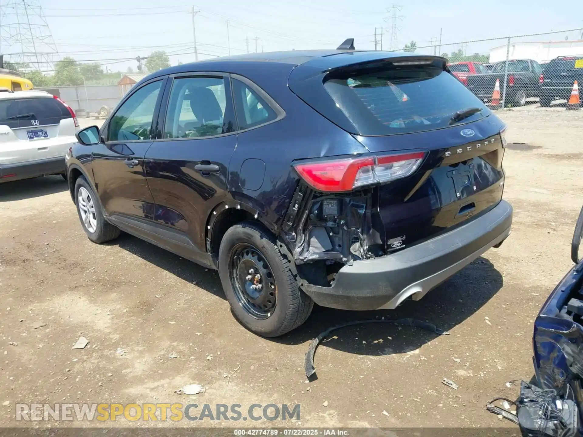 3 Photograph of a damaged car 1FMCU9F67MUA99203 FORD ESCAPE 2021