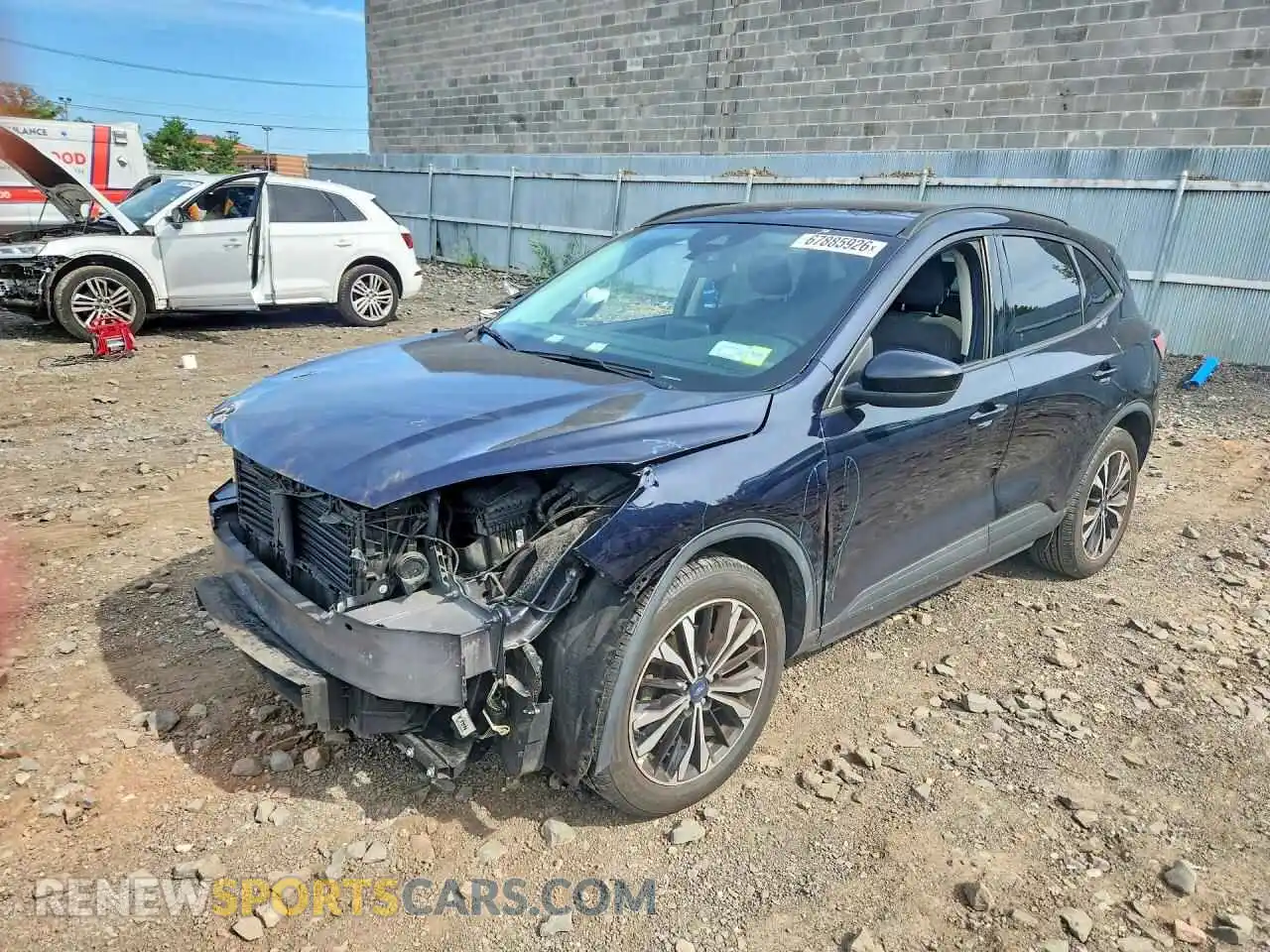 1 Photograph of a damaged car 1FMCU9G60MUA37494 FORD ESCAPE 2021