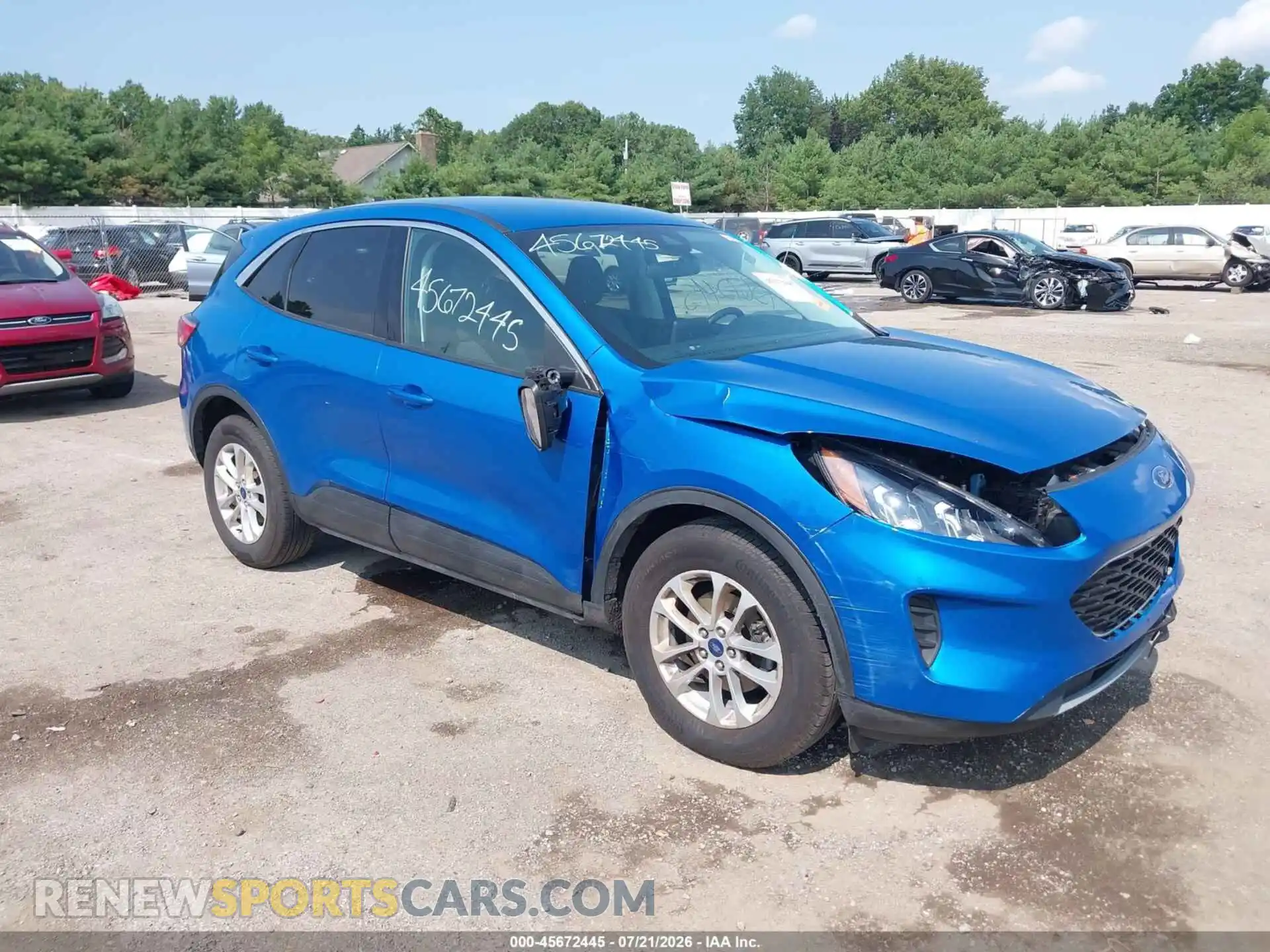 1 Photograph of a damaged car 1FMCU9G60MUB23887 FORD ESCAPE 2021