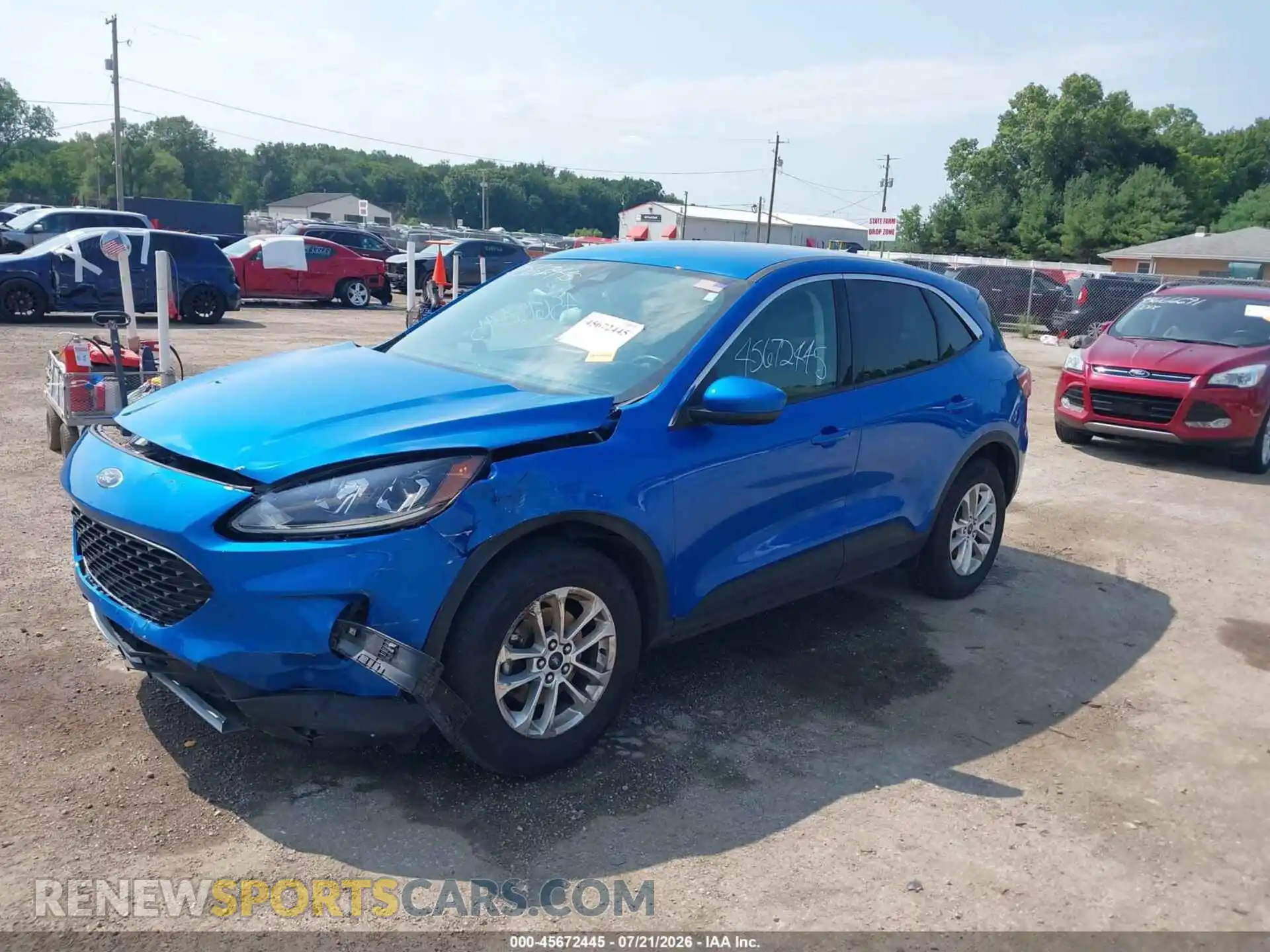 2 Photograph of a damaged car 1FMCU9G60MUB23887 FORD ESCAPE 2021