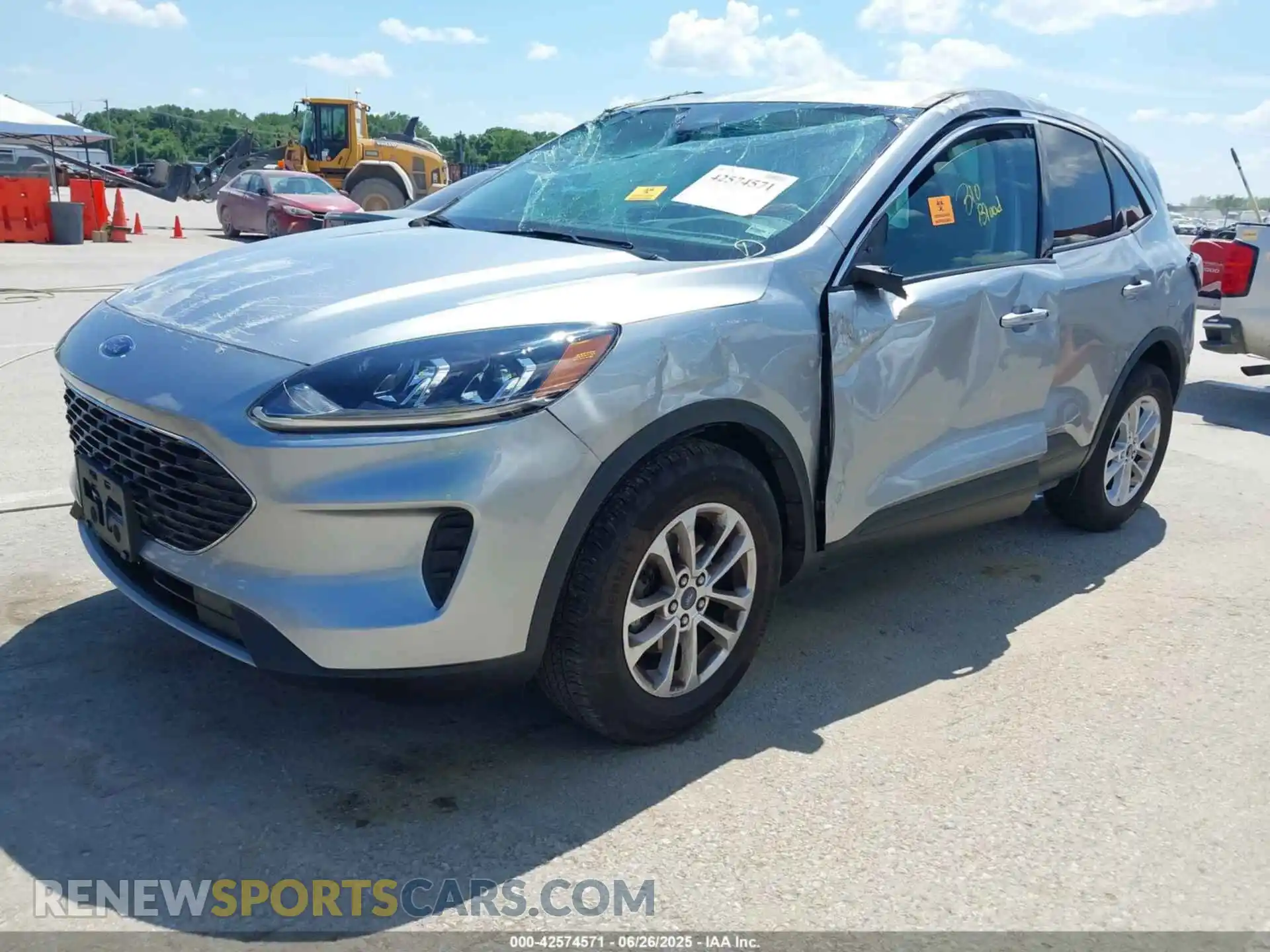 2 Photograph of a damaged car 1FMCU9G60MUB25123 FORD ESCAPE 2021