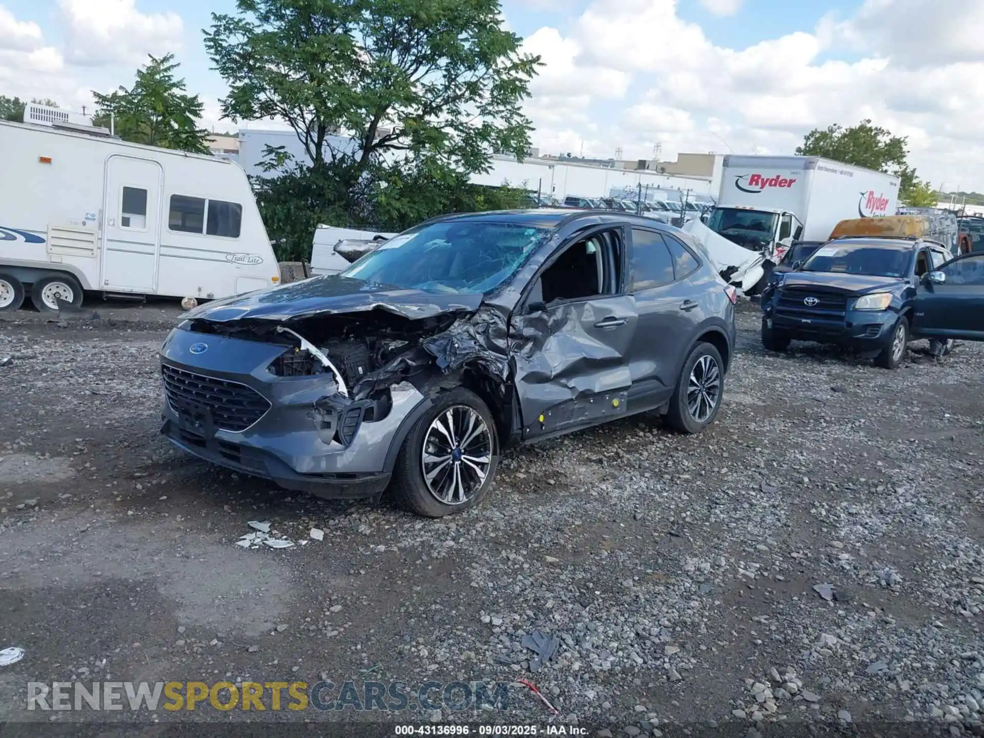 2 Photograph of a damaged car 1FMCU9G60MUB26305 FORD ESCAPE 2021