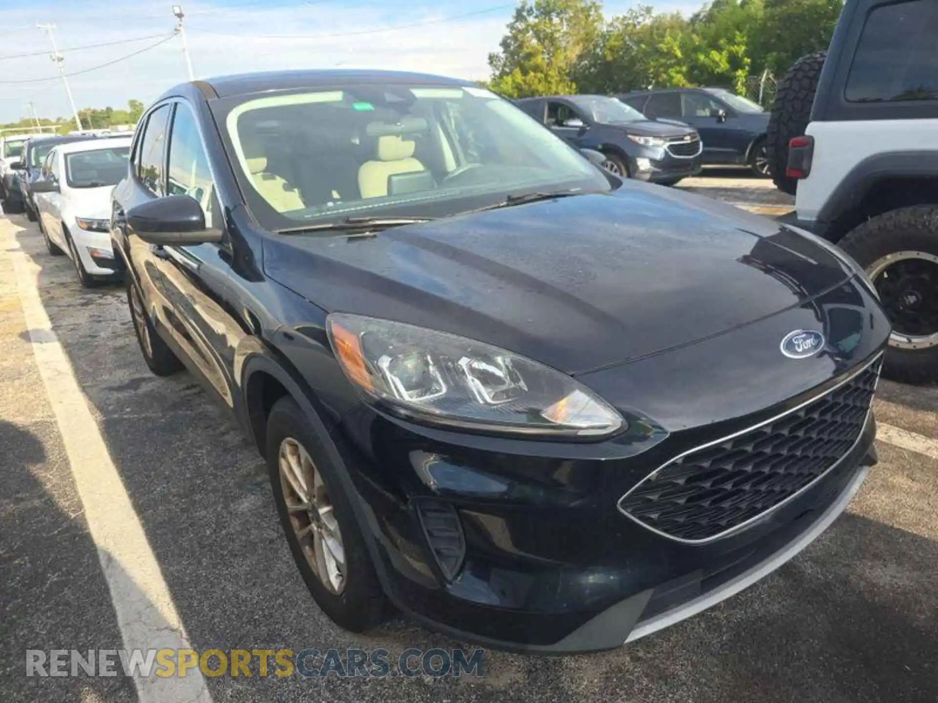 1 Photograph of a damaged car 1FMCU9G61MUB24823 FORD ESCAPE 2021