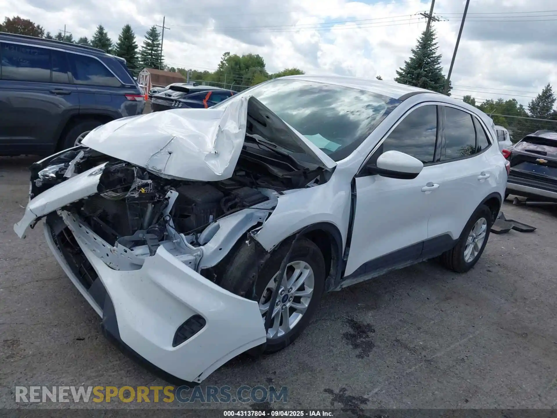 2 Photograph of a damaged car 1FMCU9G62MUA98247 FORD ESCAPE 2021