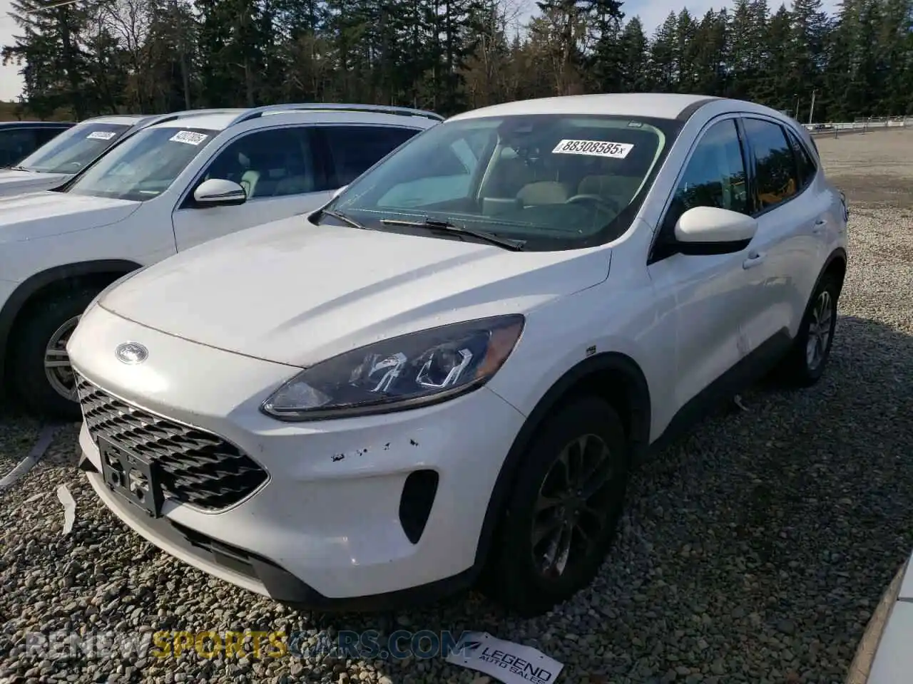 1 Photograph of a damaged car 1FMCU9G63MUA81280 FORD ESCAPE 2021