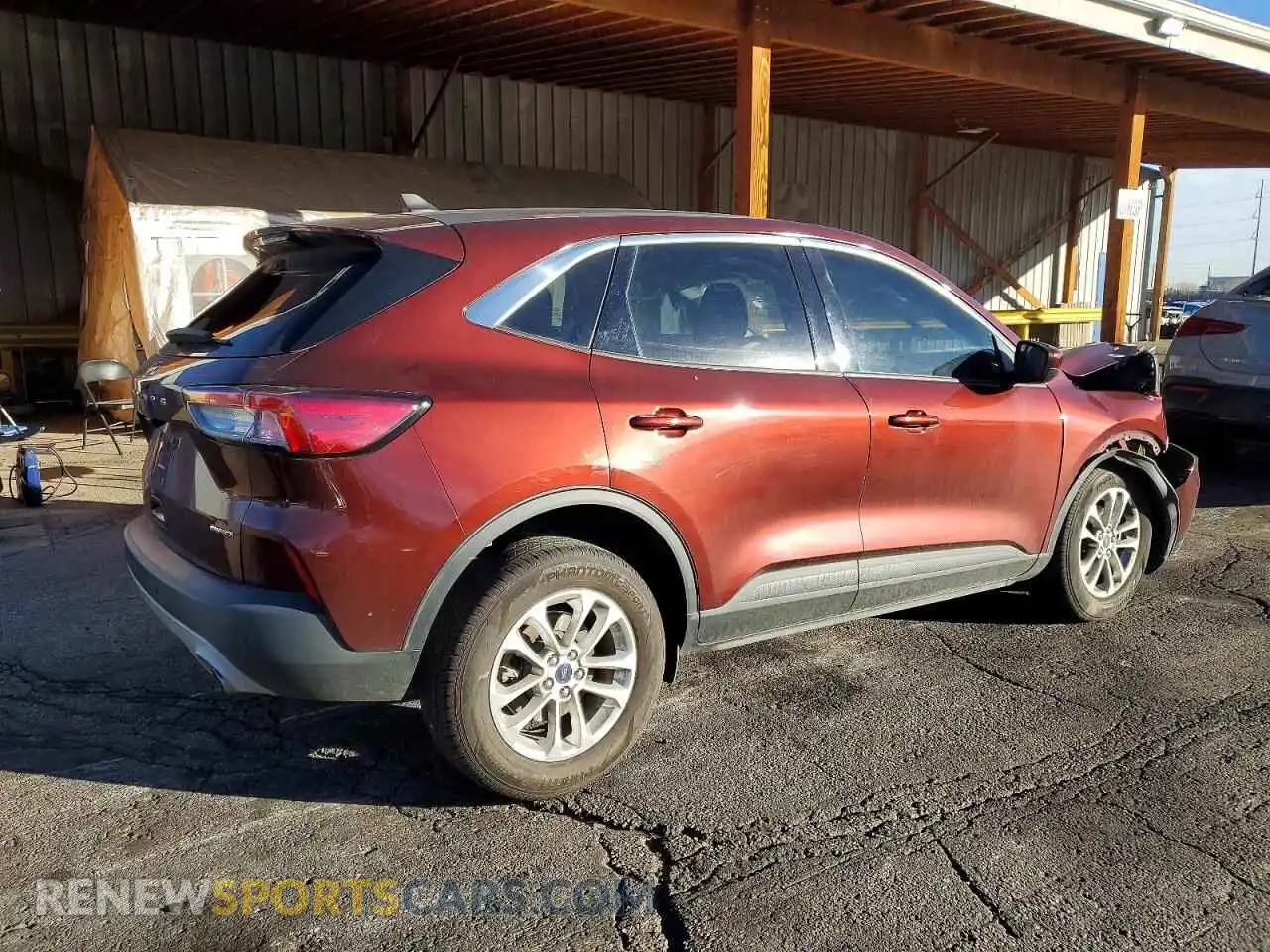 3 Photograph of a damaged car 1FMCU9G64MUA38132 FORD ESCAPE 2021