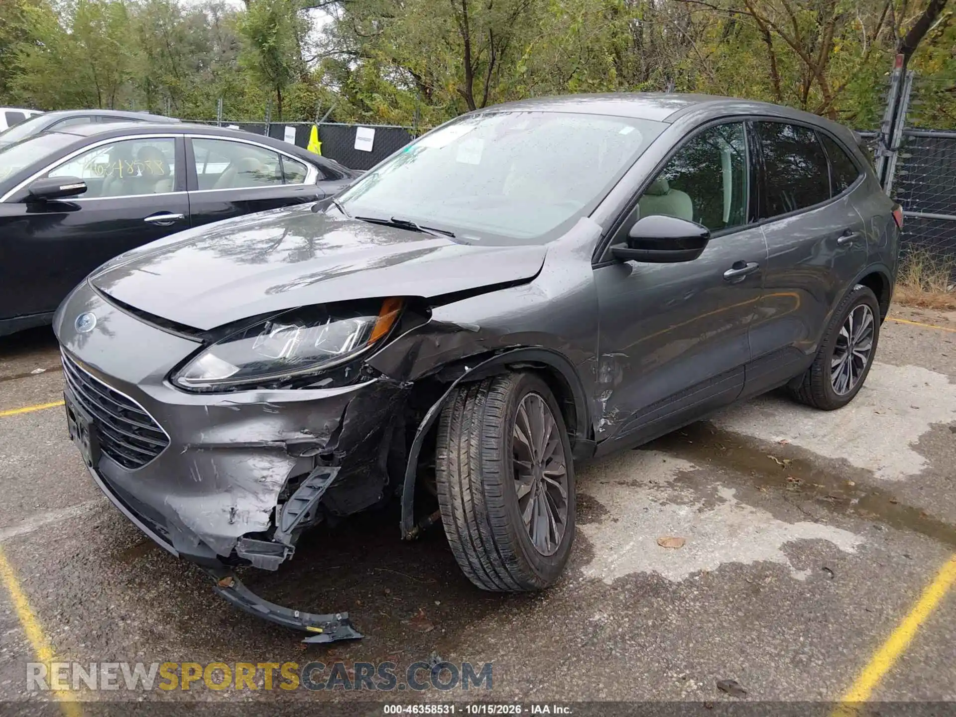 2 fotografías del automóvil dañado 1FMCU9G65MUA48314 FORD ESCAPE 2021