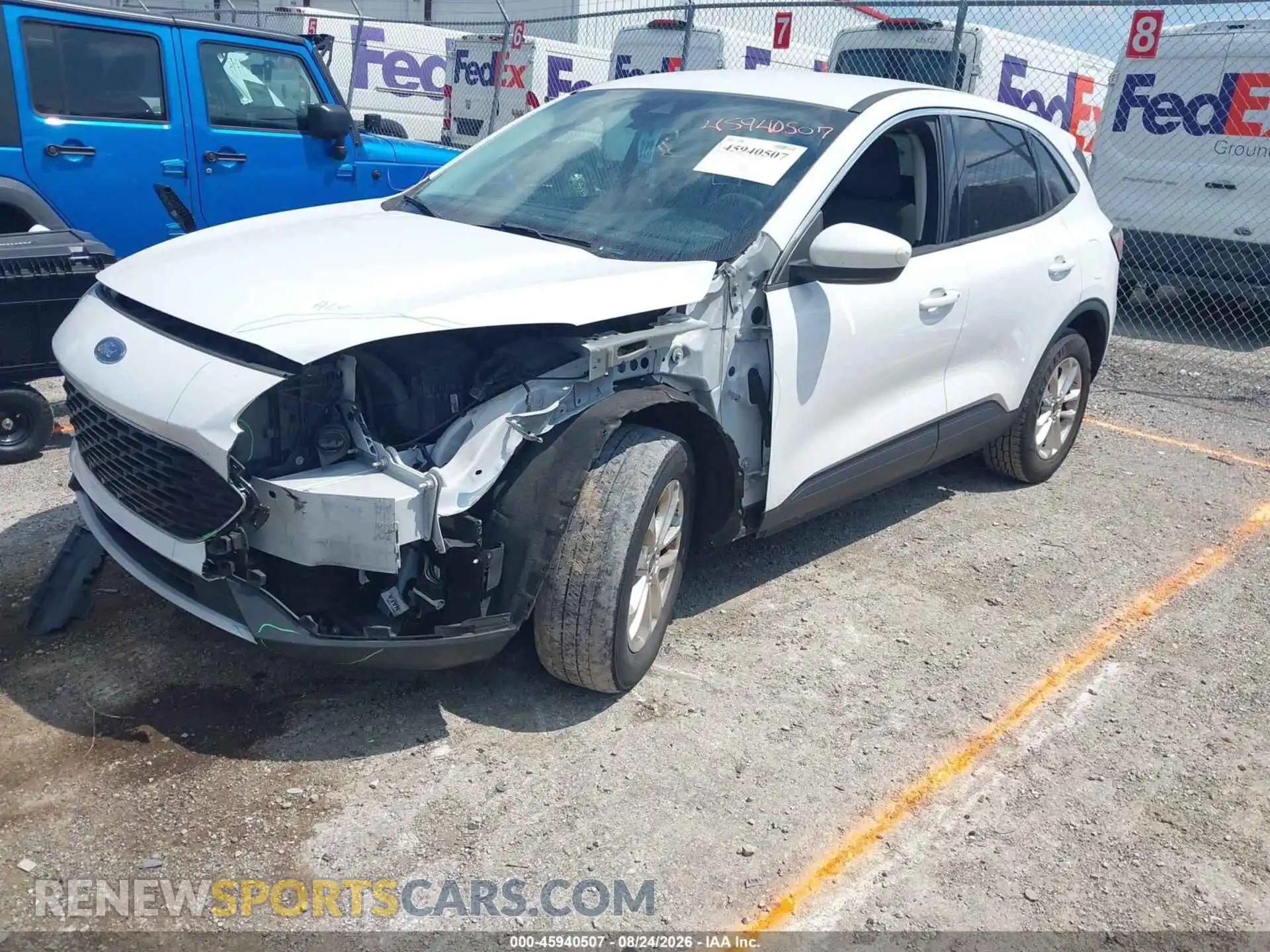 2 Photograph of a damaged car 1FMCU9G67MUA64272 FORD ESCAPE 2021