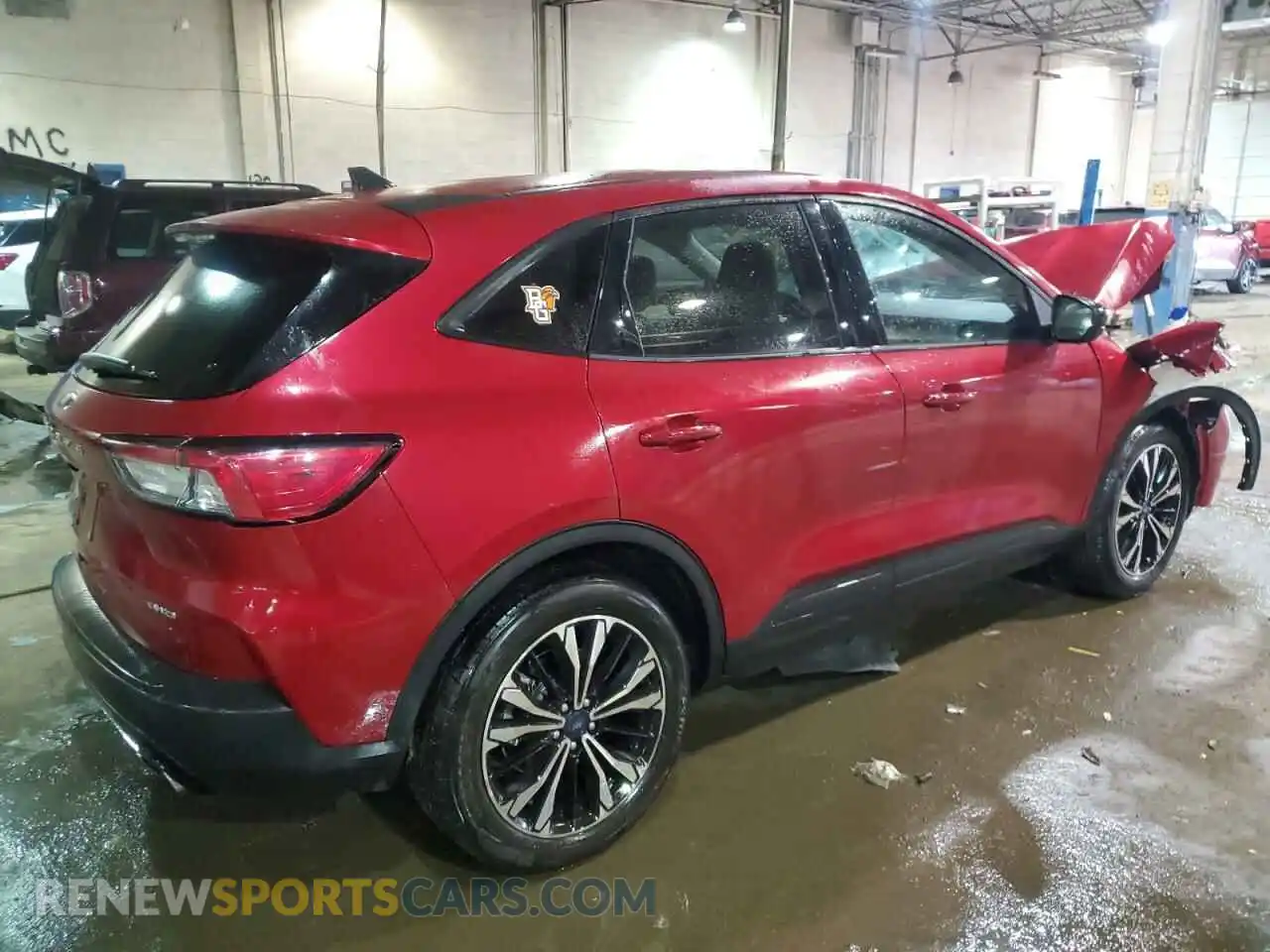 3 Photograph of a damaged car 1FMCU9G69MUA98049 FORD ESCAPE 2021