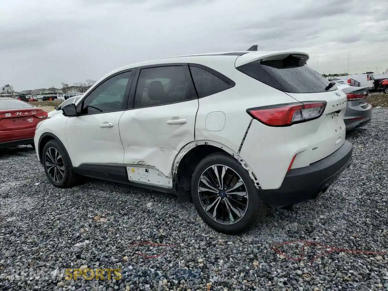 2 Photograph of a damaged car 1FMCU9G6XMUA48972 FORD ESCAPE 2021
