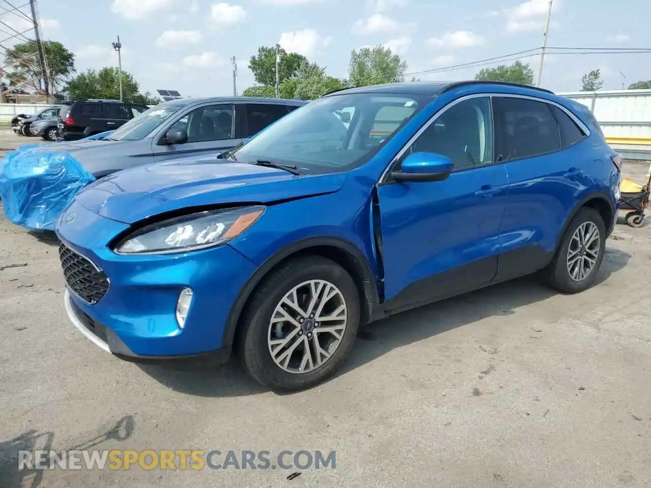 1 Photograph of a damaged car 1FMCU9H63MUA70536 FORD ESCAPE 2021