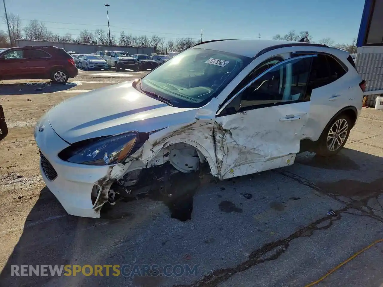 1 Photograph of a damaged car 1FMCU9H67MUA12591 FORD ESCAPE 2021