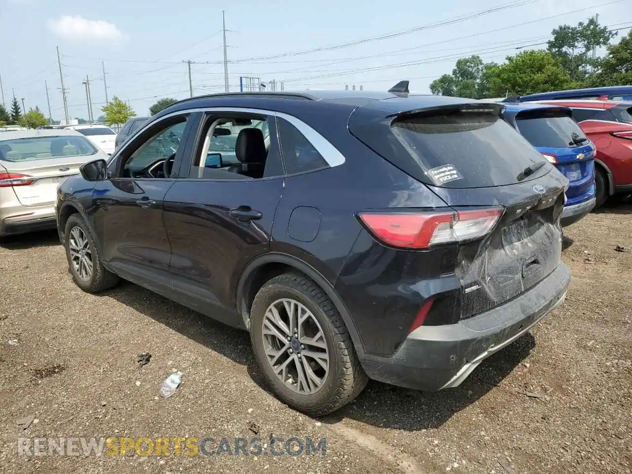 2 Фотография поврежденного автомобиля 1FMCU9H67MUA92412 FORD ESCAPE 2021