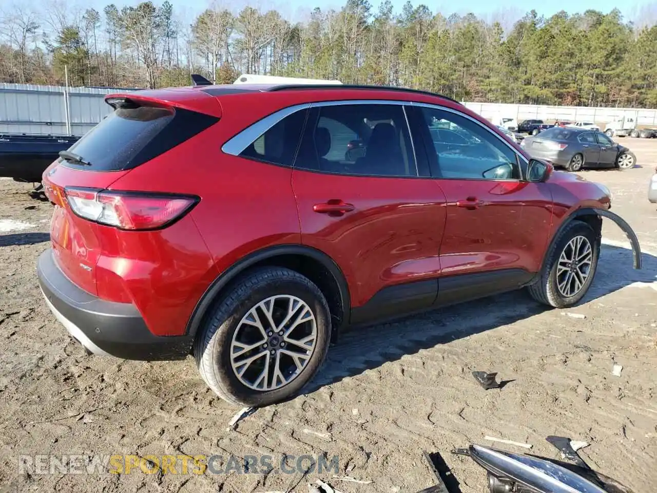 3 Photograph of a damaged car 1FMCU9H6XMUA60859 FORD ESCAPE 2021