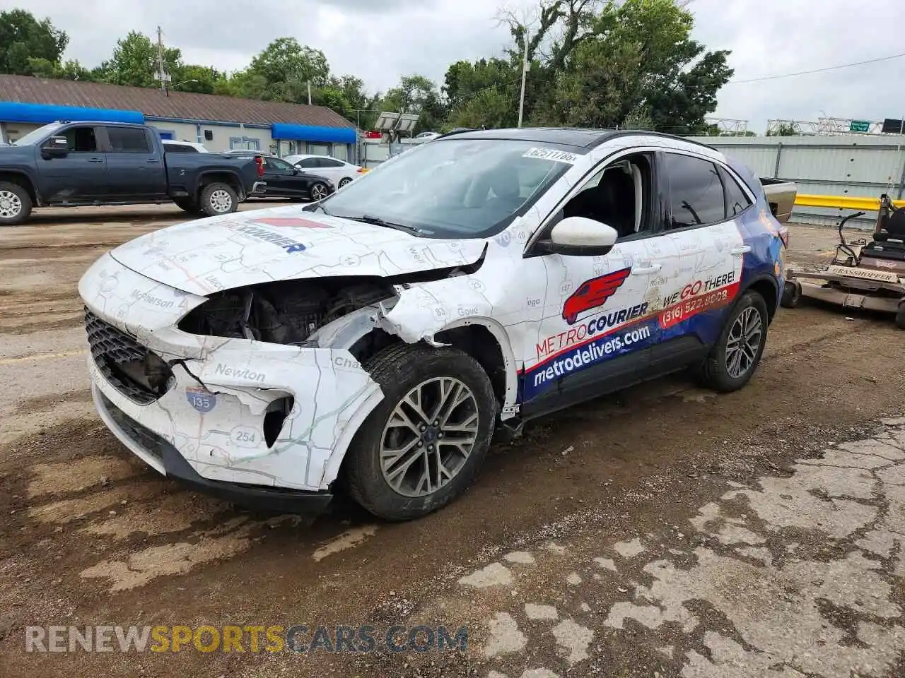 1 Photograph of a damaged car 1FMCU9H6XMUA91349 FORD ESCAPE 2021