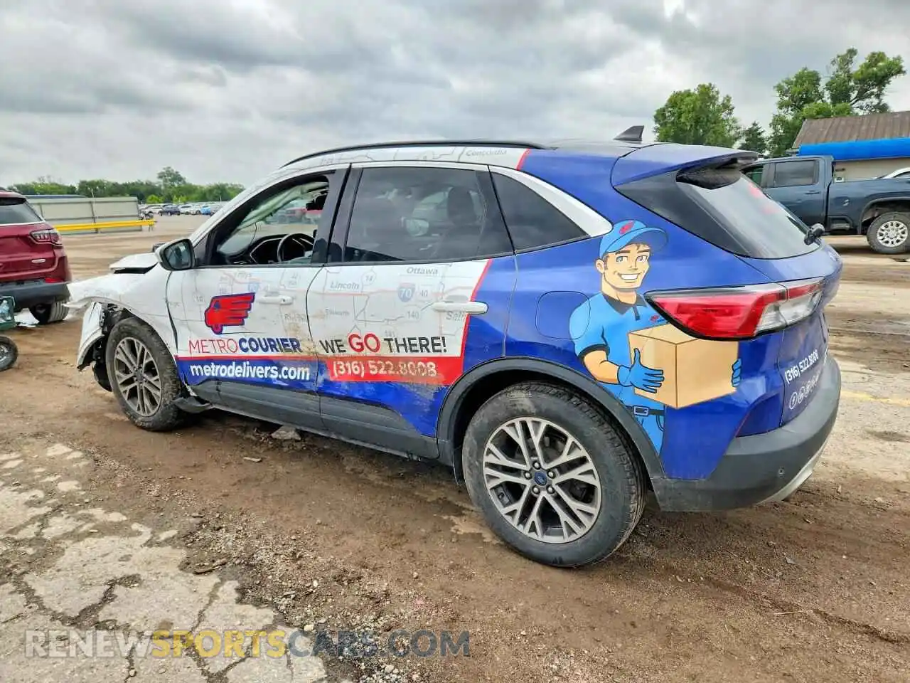 2 Photograph of a damaged car 1FMCU9H6XMUA91349 FORD ESCAPE 2021