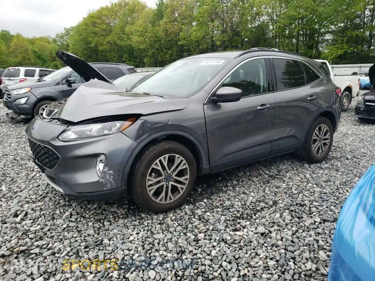 1 Photograph of a damaged car 1FMCU9H90MUA60766 FORD ESCAPE 2021