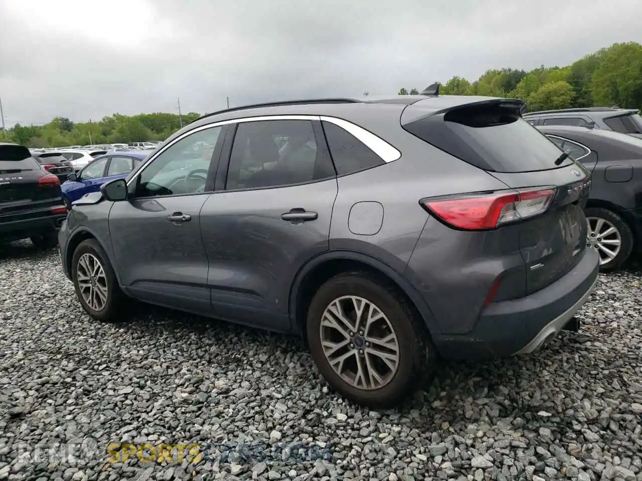 2 Photograph of a damaged car 1FMCU9H90MUA60766 FORD ESCAPE 2021