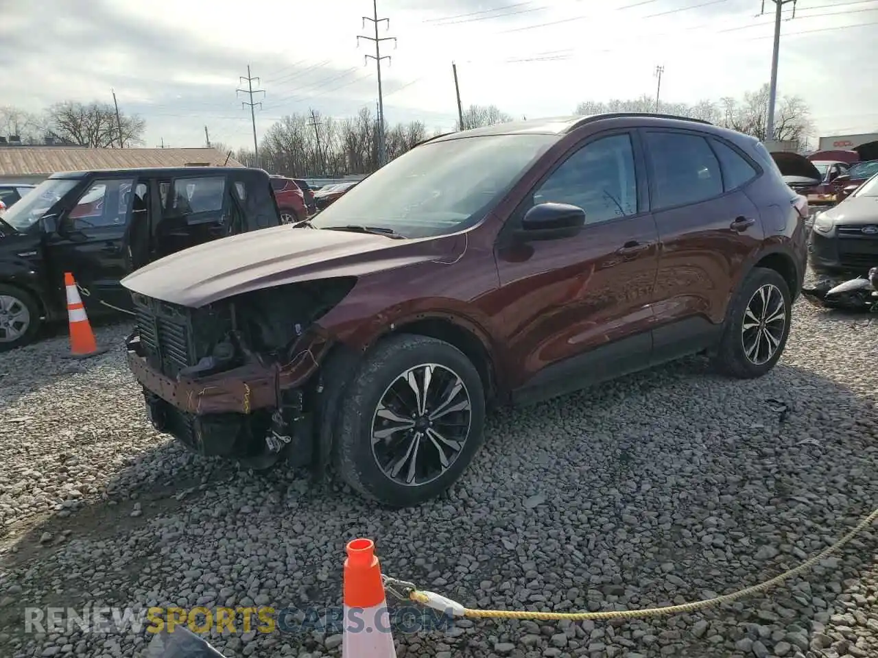 1 Photograph of a damaged car 1FMCU9H94MUB31273 FORD ESCAPE 2021