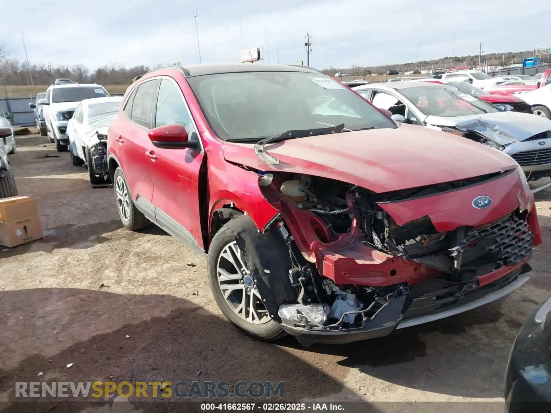 1 Photograph of a damaged car 1FMCU9H97MUA93909 FORD ESCAPE 2021