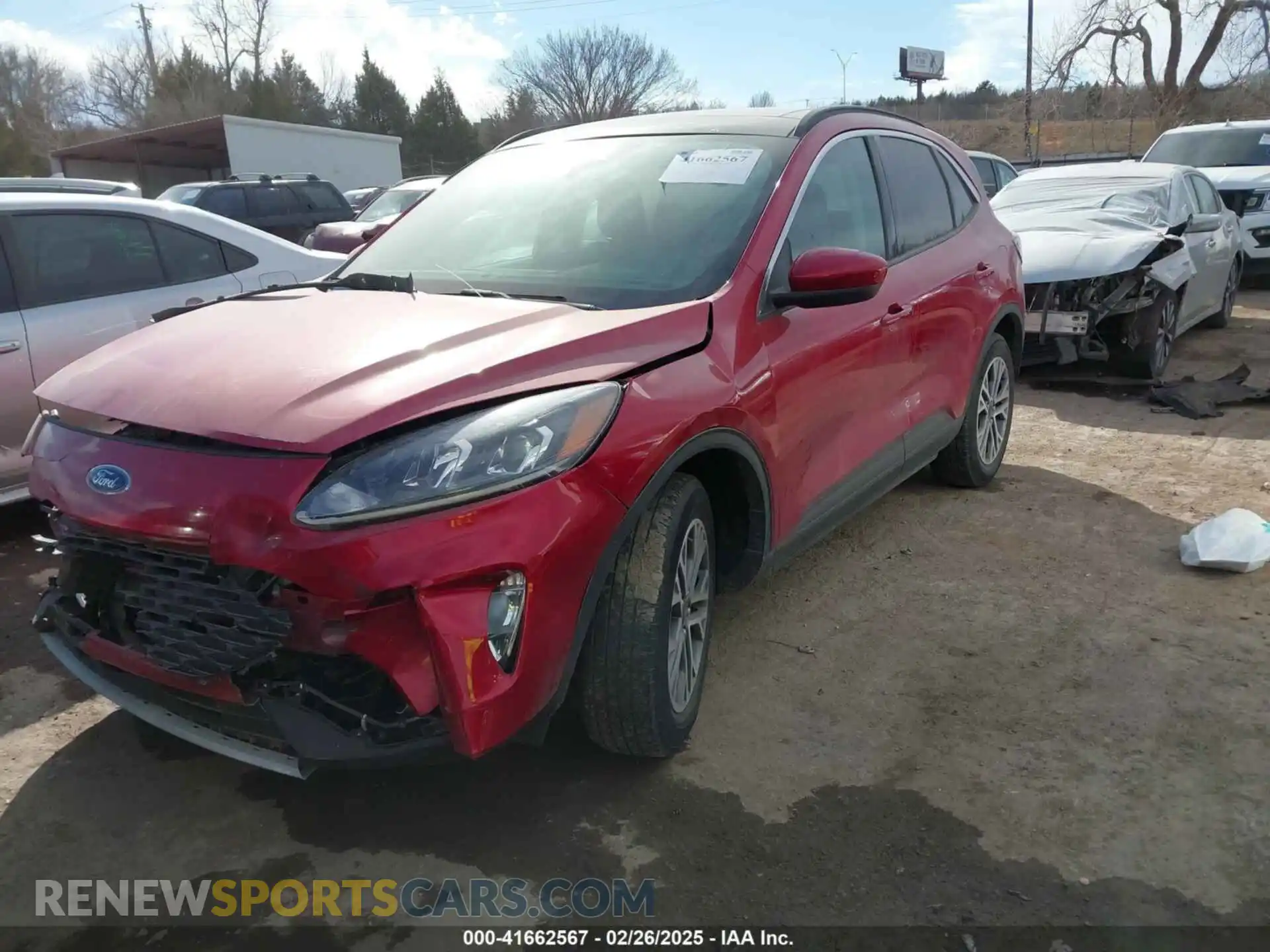 2 Photograph of a damaged car 1FMCU9H97MUA93909 FORD ESCAPE 2021