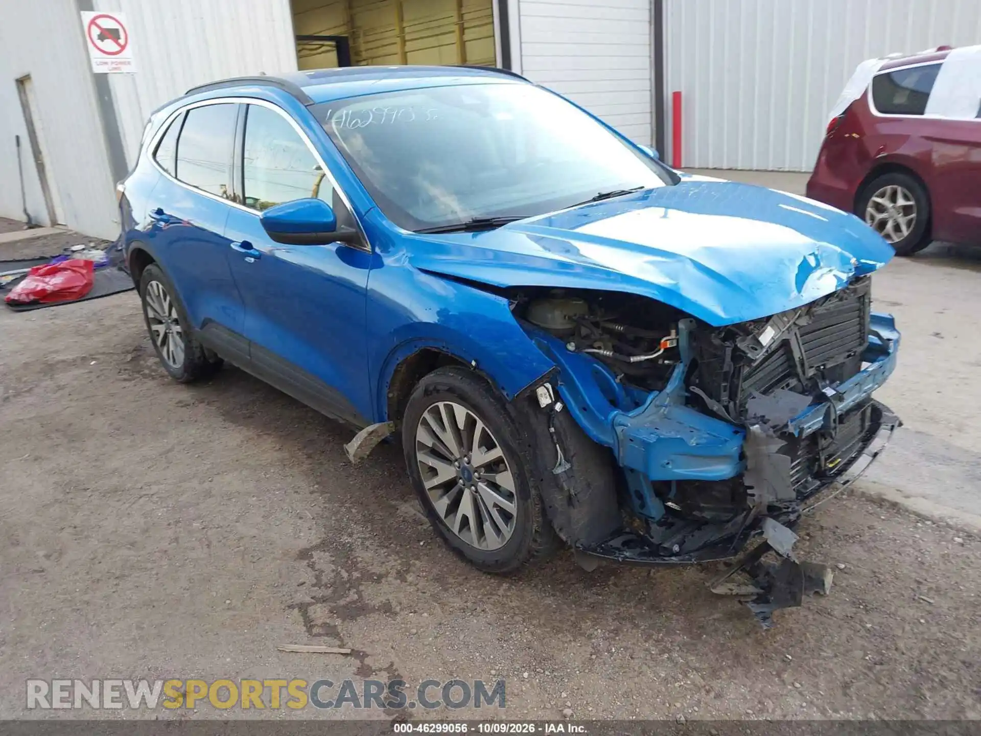 1 Photograph of a damaged car 1FMCU9J98MUB18407 FORD ESCAPE 2021
